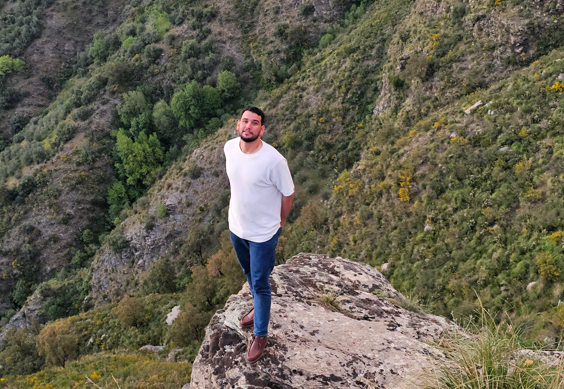 Outdoor adventure in the mountains